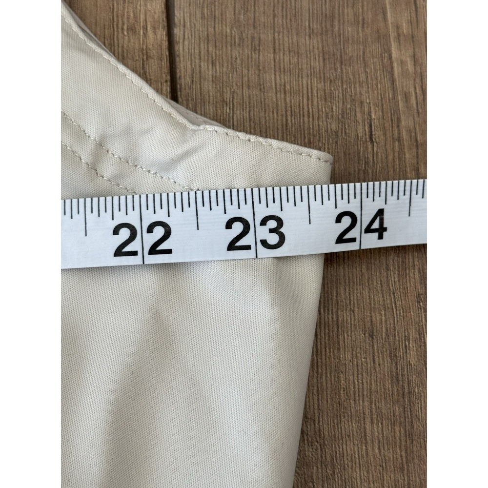NWT Glen Echo Golf Pullover Vest Cream/Beige Size M Pockets Lined Wind-Resistant - Picture 13 of 14